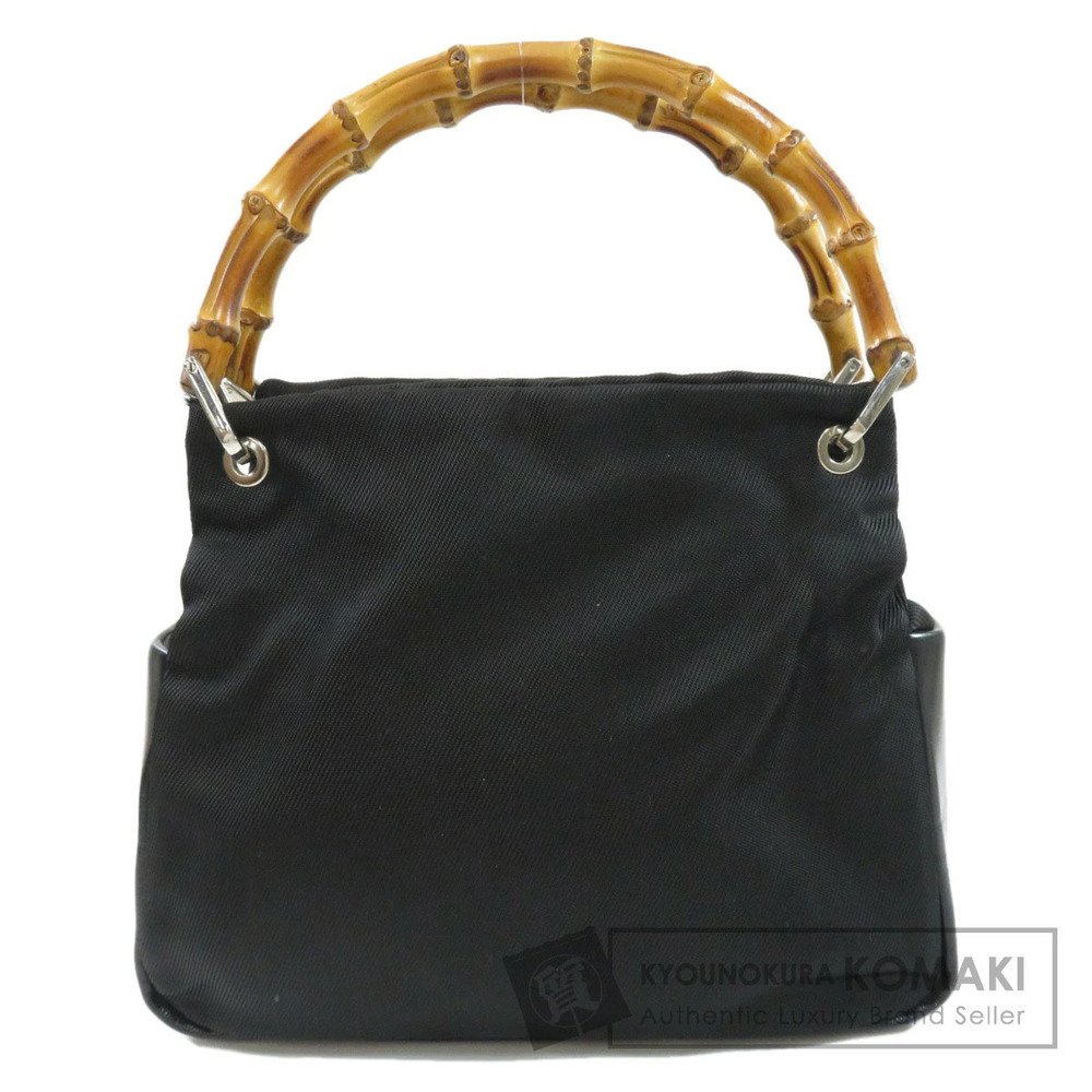 Gucci Bamboo Bag Canvas Handbag